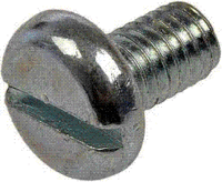 6C25PSMTZ 6-32 X 1/4 MACHINE SCREW PAN HEAD SLOTTED ZINC-BLUE