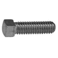 37C100SQH0A 3/8-16 X 1 SQUARE HEAD SET SCREW, CUP POINT PLAIN